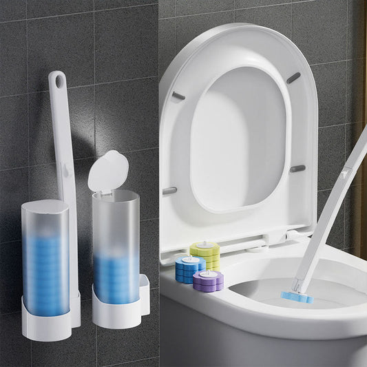 🚽 Sidste dag specialpris kr 29.95!!!⚡ Engangs-toiletrensningssystem – hygiejnisk rengøring med et enkelt klik, ingen rester, nemt at bruge og engangsbrug 🧼