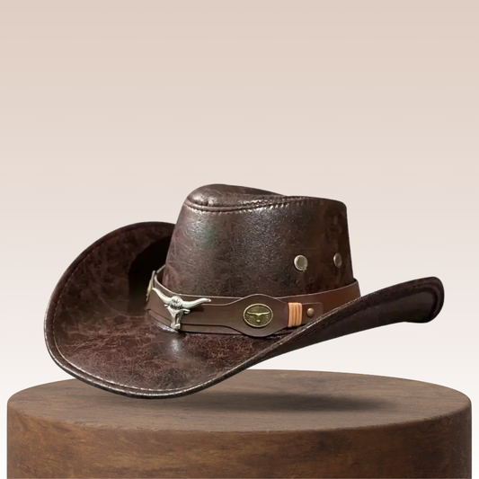 🤠 BEGRÆNSET TILBUD: 50 % RABAT! ☀️ Åndbar cowboyhat med solskærm – bred skygge, nitte-detaljer, letvægts 🌵