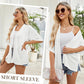 ✨2026 Stylish Flowy Short Sleeve Cardigan – Lightweight, Breezy, Versatile Layering Piece🌸