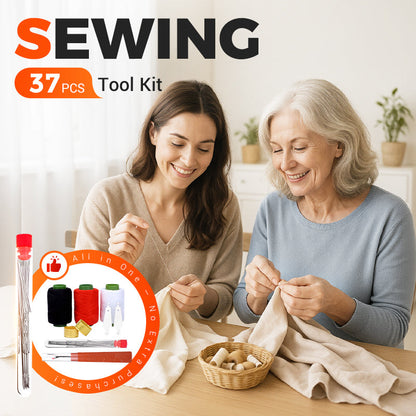 🏆Sidste dag specialpris kr89,95!!⚡50K+ SOLGT💕37PCS Syværktøjssæt 2