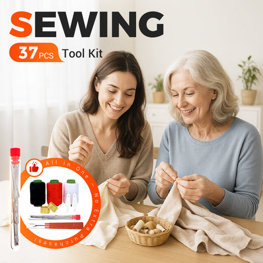 🏆Sidste dag specialpris kr89,95!!⚡50K+ SOLGT💕37PCS Syværktøjssæt 2