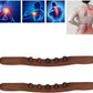 💆‍♀️✨ Køb 2, få 1 gratis! Massagerulle til kroppen med 19 perler – naturligt bøgetræ, ergonomisk greb og afslapning af hele kroppen