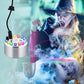 ⏳🔥BEGRÆNSET TILBUD: 50 % RABAT! ⏰💨 Tågemaskine med 12 LED-lamper og ultralyd – Skaber kølig tåge og farverigt lys – Perfekt til luftfugtere, springvand eller Halloween-dekoration – Kører lydløst i vand 💧✨
