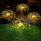📢📢50 % RABAT !! ⏰IP65 vandtætte solcelledrevne fyrværkeri-havelygter｜90 LED’er – DIY-dekorationslampe til udendørs terrasse ✨