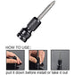 💥 1/4" sekskantet top-til-top-adapter – 1/2" til 1/4", hurtigudløser ⚙️