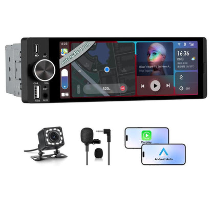 6,36-tommer trådløs smart touchscreen | Bluetooth | Stemmestyring | HD-multimedieskærm