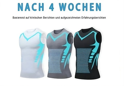 🔥SIDSTE DAGS TILBUD: 139,95 kr! 💪 Slimoly® Ionic Shaping Vest – Kompression & afkøling – Figurformende & ærmeløs – Usynlig under tøjet 🕶️