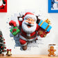 🎁Juleudsalg – 50 % RABAT!!🔥🎅Kreativt juleklistermærke til væggen