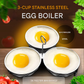 🥚 2026 Salg — Over 21.700 Solgt! 🍳 304 Rustfri Stål Æggekoger – Livsmiddelgodkendt, Rustmodstandende & Tilgængelig i Hjerteformet eller Klassisk Stil 🌟