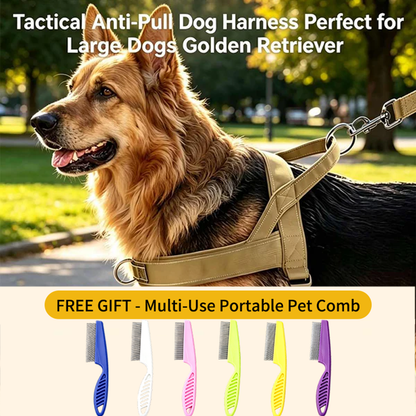 🏆SIDSTE DAGS UDSALG: KUN 139,95 kr.!!🎁✨Robust taktisk hundesele med håndtag🐕