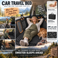 🚗50 % RABAT NU! Rejsemadras af memory foam til bilens bagsæde – sammenklappelig campingmadras til SUV, sedan og pickup, bærbar, ikke-oppustelig sovemadras til bilture og camping