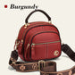 Klassisk multifunktionel taske med flere rum og justerbar, bred skulderrem – crossbody-taske i PU-læder