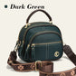 Klassisk multifunktionel taske med flere rum og justerbar, bred skulderrem – crossbody-taske i PU-læder