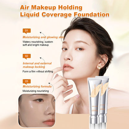 💄KØB 2 OG FÅ 1 GRATIS! ✨ Langtidsholdbar flydende foundation med fuld dækning – smitter ikke af og indeholder SPF 20 for en fejlfri, mat finish 🌟🧴