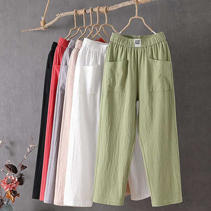 🔥SIDSTE DAG – TILBUDSPRIS 139,95 kr.!!👖💥Løse bukser til kvinder