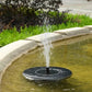 🌻SIDSTE DAGS UDSALG – 50 % RABAT!!🐦️⛲Kompakt solcelledrevet springvandspumpe til fugle – hold liv i din have!