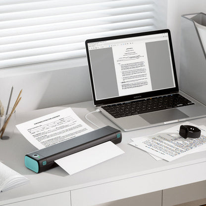 🖨️ D810 bærbar Bluetooth-termoprinter – Perfekt til tatoveringsstudier, kontorer og udskrivning på farten 🔥📱