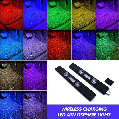 🔥LED-stemningsbelysning med trådløs opladning