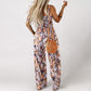 🏝️SIDSTE DAGS UDSALG: KUN 179,95 kr.!!🏖️Casual jumpsuit med print og uden ærmer til kvinder