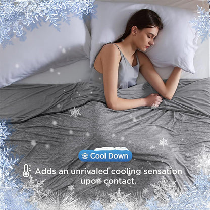 🏆SIDSTE DAGS UDSALG – 50 % RABAT!!💕Smart køletæppe❄️ Letvægts • Åndbart • Til folk, der sover varmt, og natlige svedeture 😴