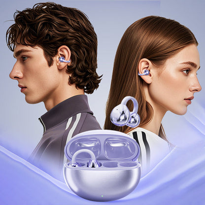 🎧 50 % RABAT NU! 💎 Bluetooth 5.4-øretelefoner med klips og åben ørekonstruktion – Støjreduktion og stereolyd – Perfekte til sport, opkald eller rejser – sikker pasform, lang batterilevetid 🔋✨🏃‍♂️