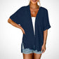✨2026 Stylish Flowy Short Sleeve Cardigan – Lightweight, Breezy, Versatile Layering Piece🌸