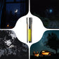 🔦50 % RABAT LIGE NU! Bærbar, kraftig lommelygte med lang rækkevidde – USB-opladelig LED-lommelygte med COB-lys i siden, vandtæt håndholdt lommelygte til camping, vandreture og nødsituationer