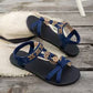 👡 BEGRÆNSET TILBUD: 50 % RABAT! 🌸 Flade sandaler med rund tå til kvinder – åndbare, justerbare, boheme-charme ✨
