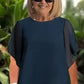 ⏳Begrænset tid 50% rabat⏰Charmerende uregelmæssig top og bukser med brede ben👚👖
