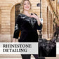 💃Nyt design 2026🔥Velour-top og buksesæt til kvinder med rhinestones
