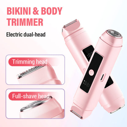 ✨ Nem at klippe og barbere – Elektrisk 2-i-1-trimmer til bikinilinjen og kroppen – betaling ved levering 🔋
