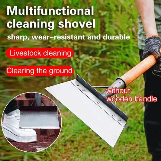 🪠 50 % RABAT! 🧹 Multifunktionel rengøringsskraber – fleksibel, rustfrit stål og ergonomisk håndtag 🧼
