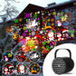 ⏳Begrænset tid – 50 % rabat⏰USB-juleprojektorlampe med 16 motiver🎅✨