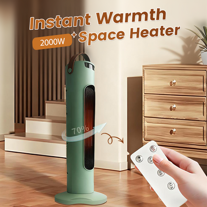 🔥 50 % RABAT & gratis forsendelse🚀2000 W rumvarmer med øjeblikkelig varme – vinterens ultimative forsvar! ❄️