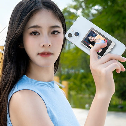 Magnetisk trådløs selfie-skærm til bagkamera