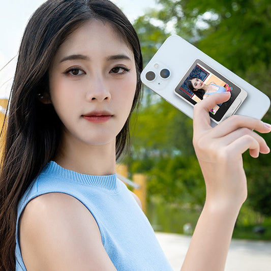 Magnetisk trådløs selfie-skærm til bagkamera