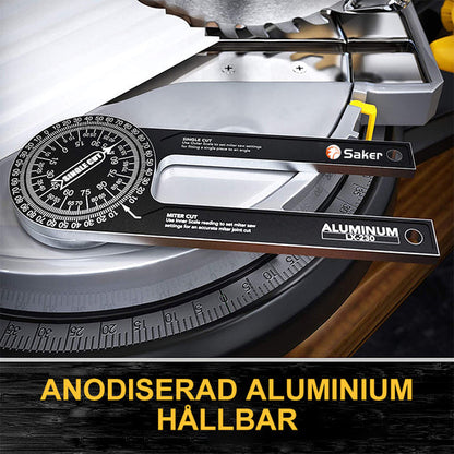 📏 7-tommer aluminiums-geringssavtransportør | Præcisionsvinkelmåler