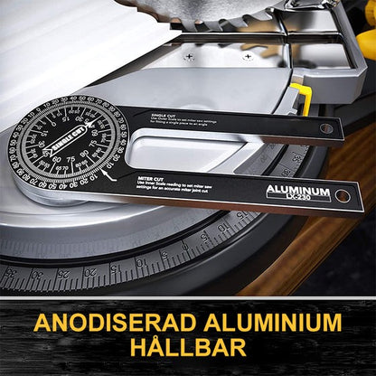 📏 7-tommer aluminiums-geringssavtransportør | Præcisionsvinkelmåler