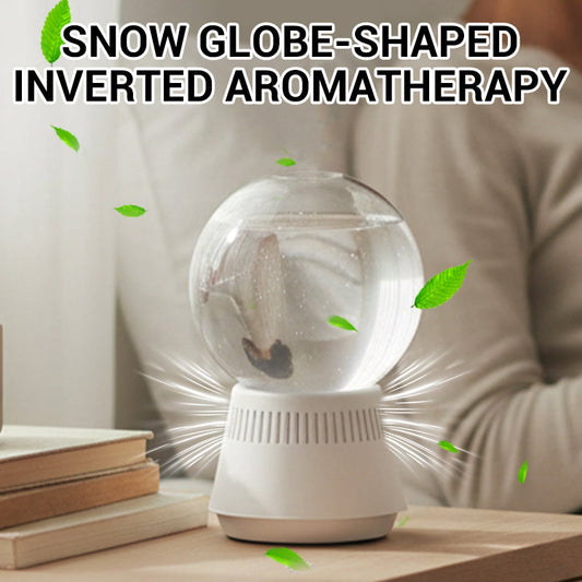 ⏰ 50 % RABAT | ❄️ Den magiske snekuppeloplevelse til hjemmet! ✨Den omvendte aromaterapidiffusor.💆‍♂️ Skaber atmosfære og afslapning