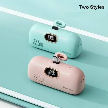 5000 mAh mini bærbar powerbank til mobiltelefon