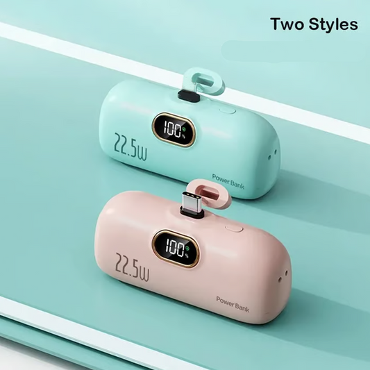 5000 mAh mini bærbar powerbank til mobiltelefon