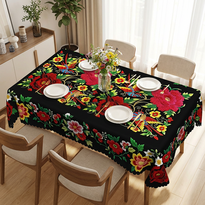 🔥Hot Sale🔥Mexicansk blomstret dug med bølget kant (50% rabat)