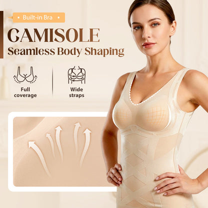 ✨Sømløs kropsformende camisole med indbygget bh