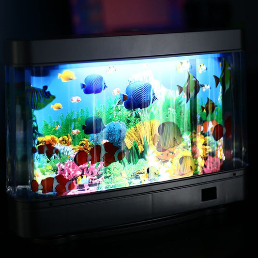 🎁Gavekort - Kunstig lampe til akvarium med tropiske fisk🐠