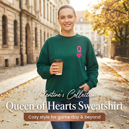 Valentinsdag Queen of Hearts Sweatshirt