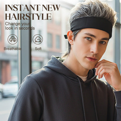 🥳2026 HOT SALE🥳💞50K+ SOLGT!🔥 Køb 1 og få 1 GRATIS! Unisex Hip-Hop Paryk Hat – Øjeblikkelig hip-hop stil & attitude! Skil dig ud med dette dristige, behagelige 2-i-1 tilbehør. 🕶️👑