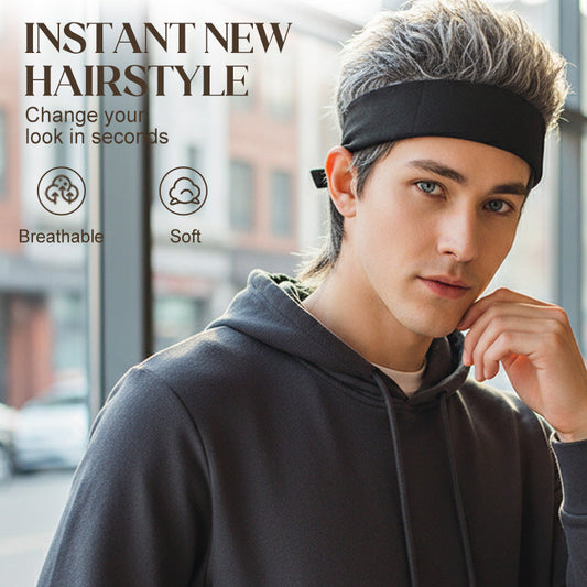 🥳2026 HOT SALE🥳💞50K+ SOLGT!🔥 Køb 1 og få 1 GRATIS! Unisex Hip-Hop Paryk Hat – Øjeblikkelig hip-hop stil & attitude! Skil dig ud med dette dristige, behagelige 2-i-1 tilbehør. 🕶️👑