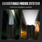 Genopladelig P50 LED-lommelygte med justerbar zoom