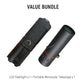 Genopladelig P50 LED-lommelygte med justerbar zoom