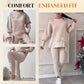 Casual sweatshirt-leggings-sæt til kvinder